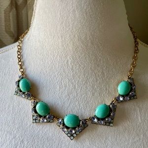 Stella & Dot retired Rory necklace turquoise